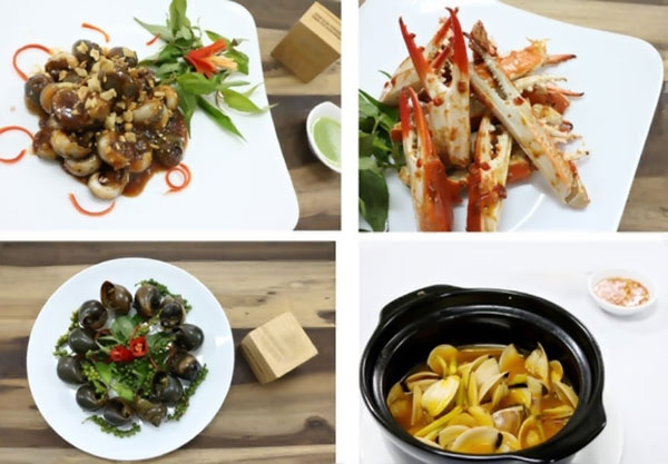 học nấu c&aacute;c m&oacute;n ốc